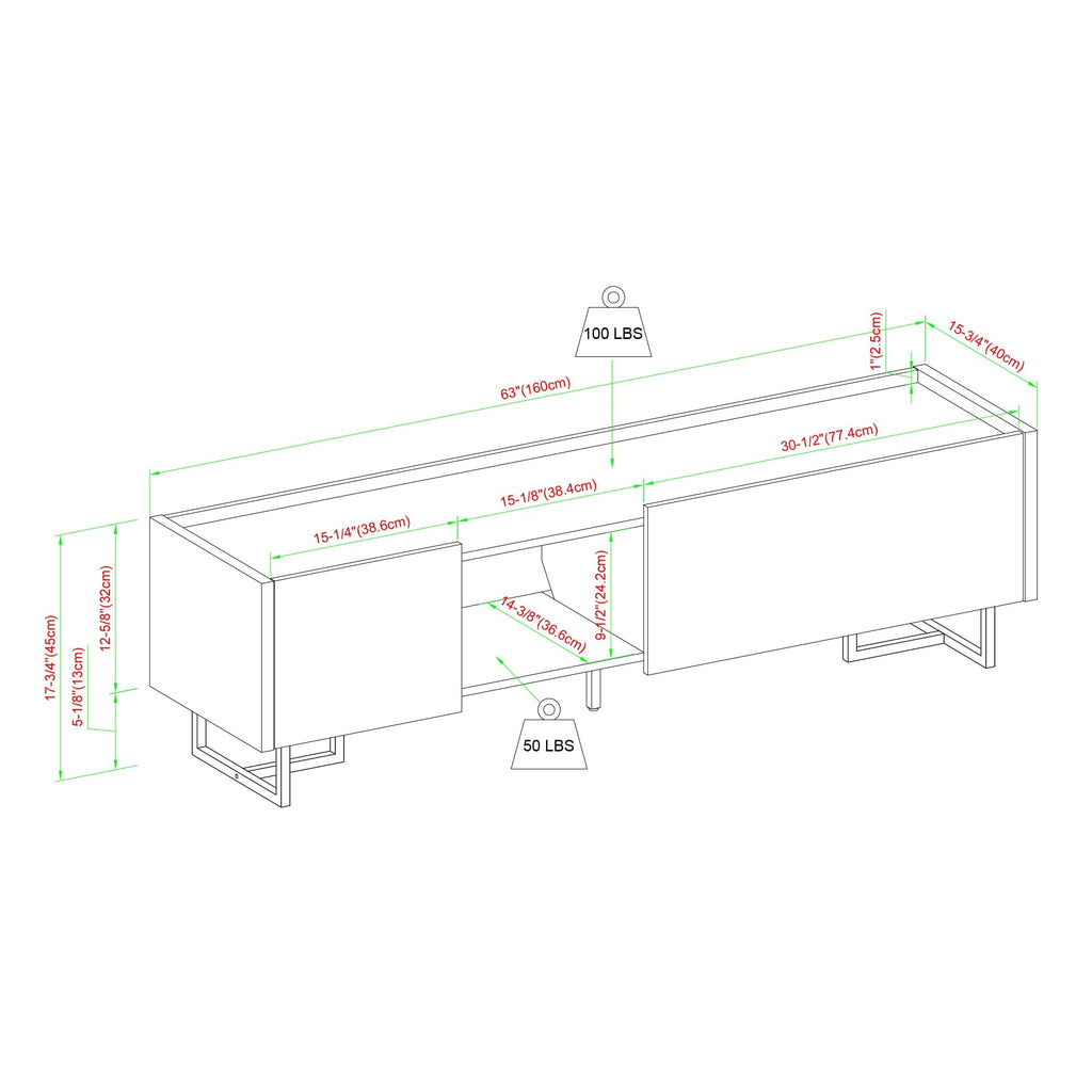 Arwin Minimalist Media Console