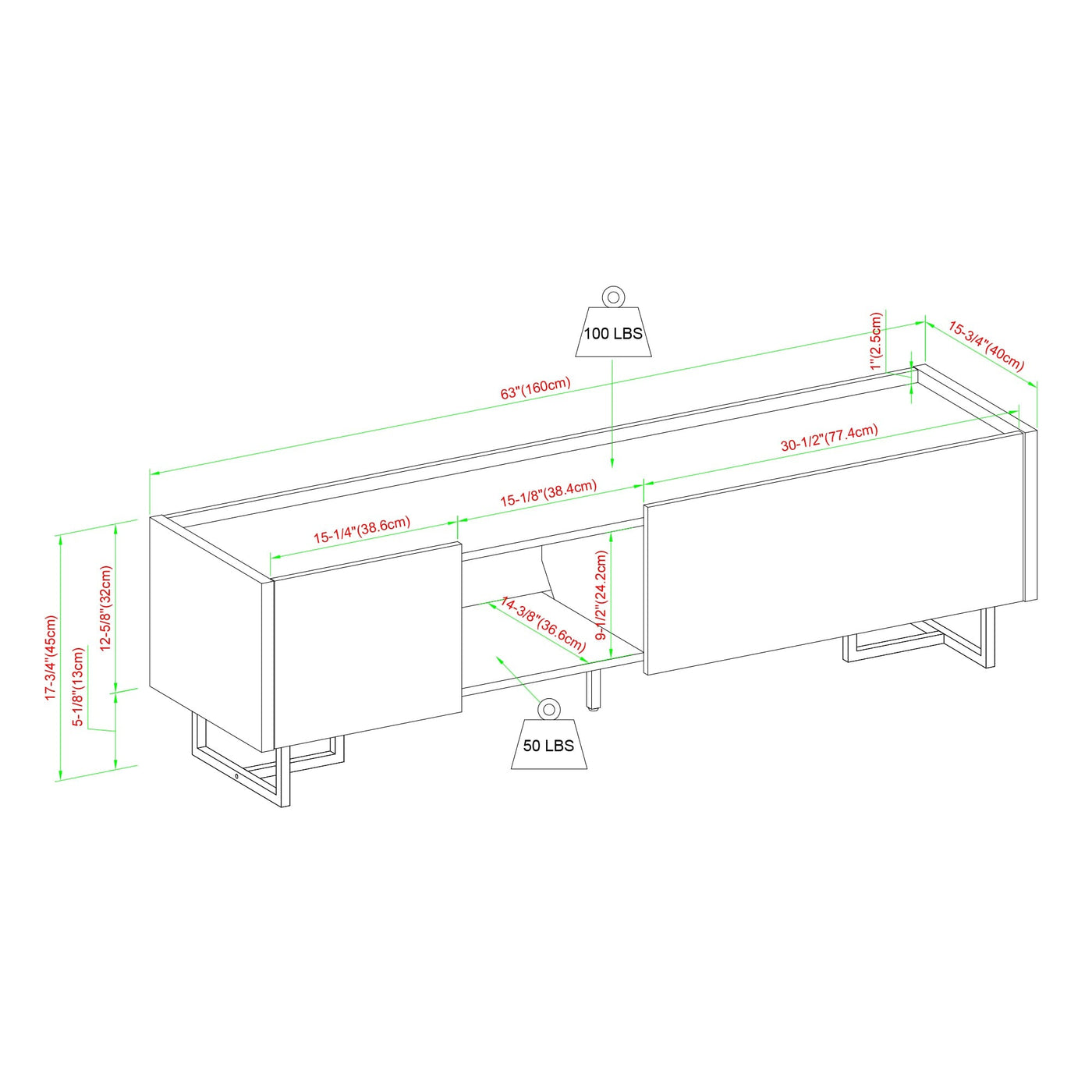 a drawing of a cabinet