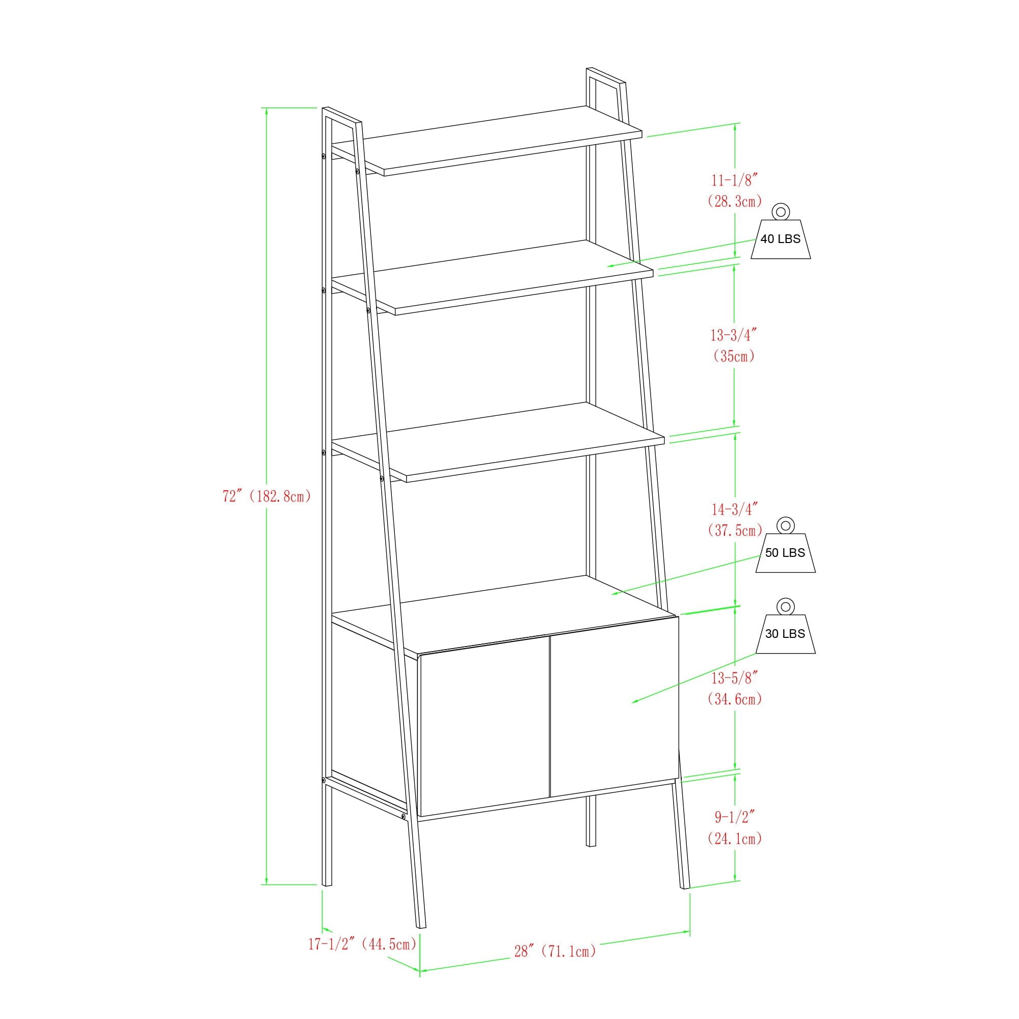 Arlo Storage Bookshelf