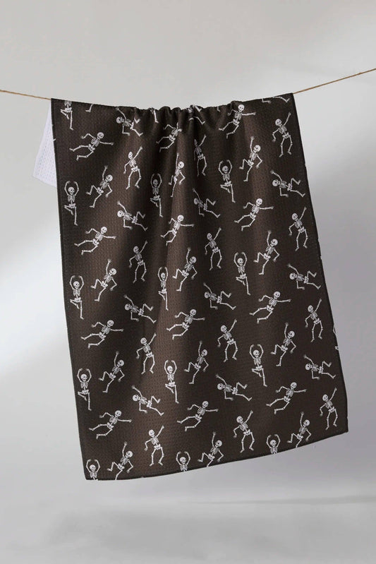 Geometry Bone Jamboree Tea Towel