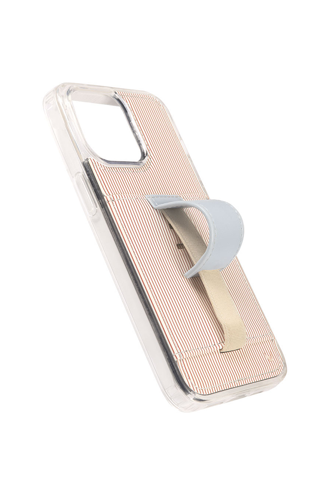 a phone case with a strap