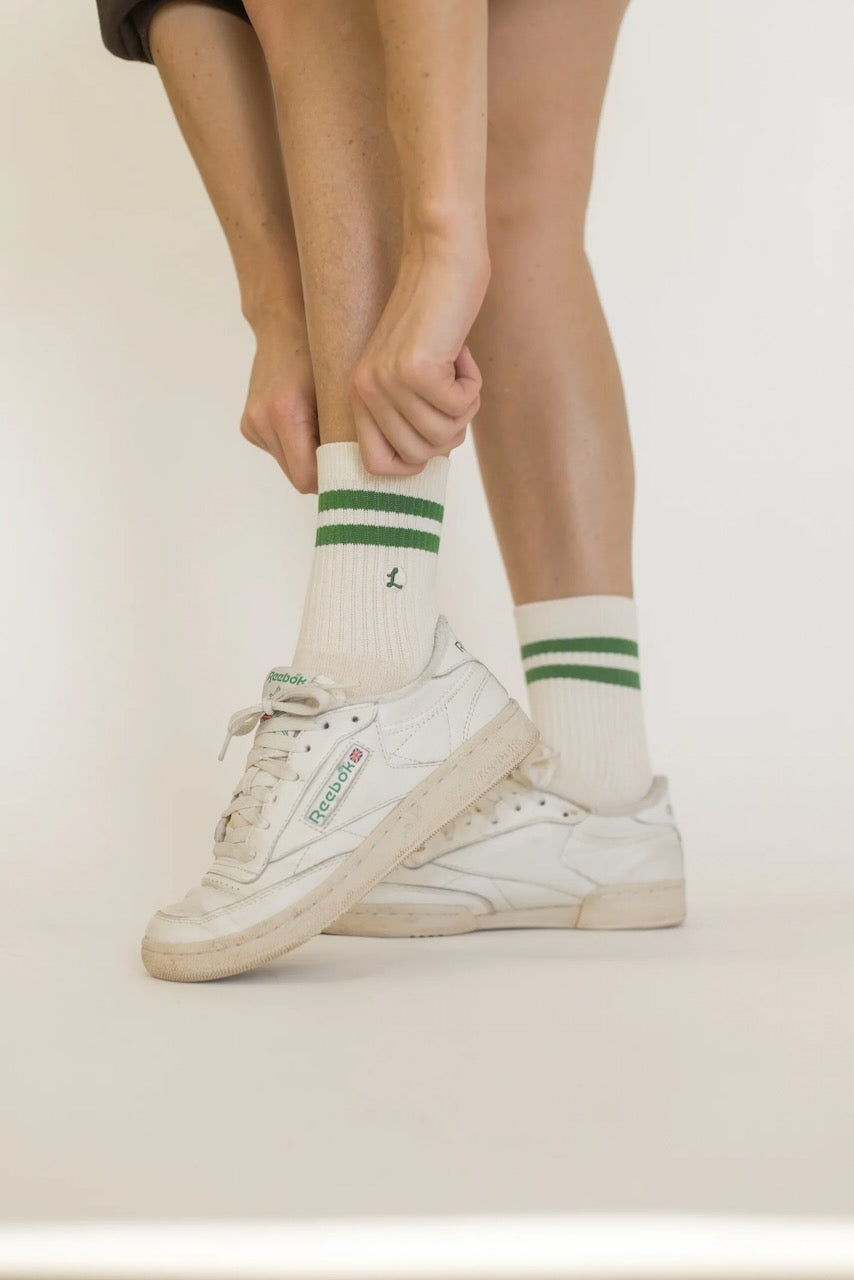 Ribbed Stripe Socks | ROOLEE