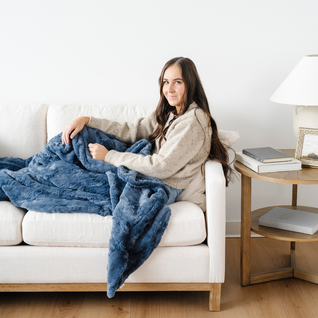 PATTERNED FAUX FUR XL THROW BLANKETS