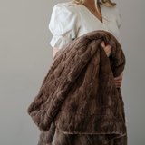 PATTERNED FAUX FUR XL THROW BLANKETS