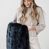 PATTERNED FAUX FUR XL THROW BLANKETS