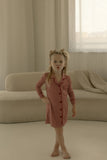 Toddler Bamboo Sleeping Dress | Red Gingham