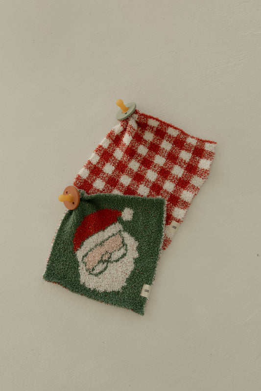 Lovey | Santa Checkerboard