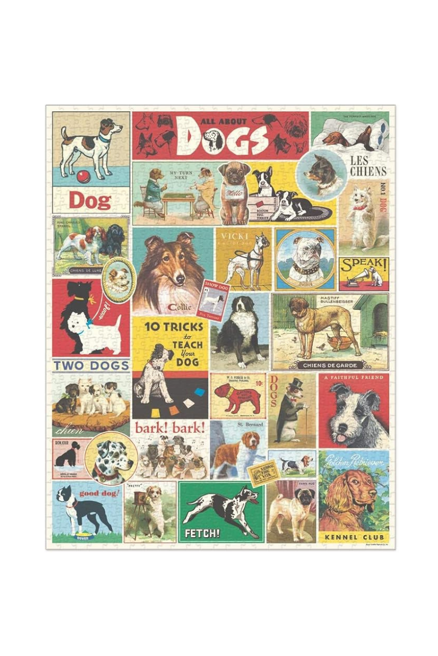 Dogs 1000 Piece Vintage Puzzle