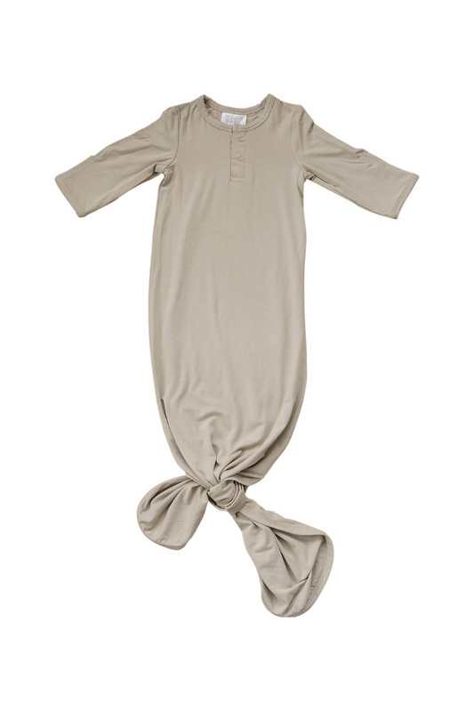 Oatmeal Bamboo Knot Gown