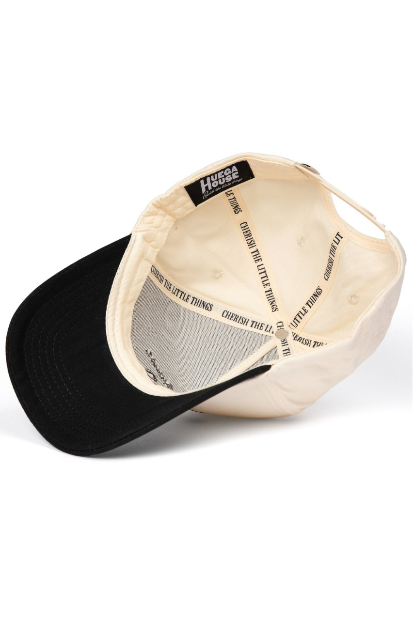 Vintage Swan | Black & Natural Hat