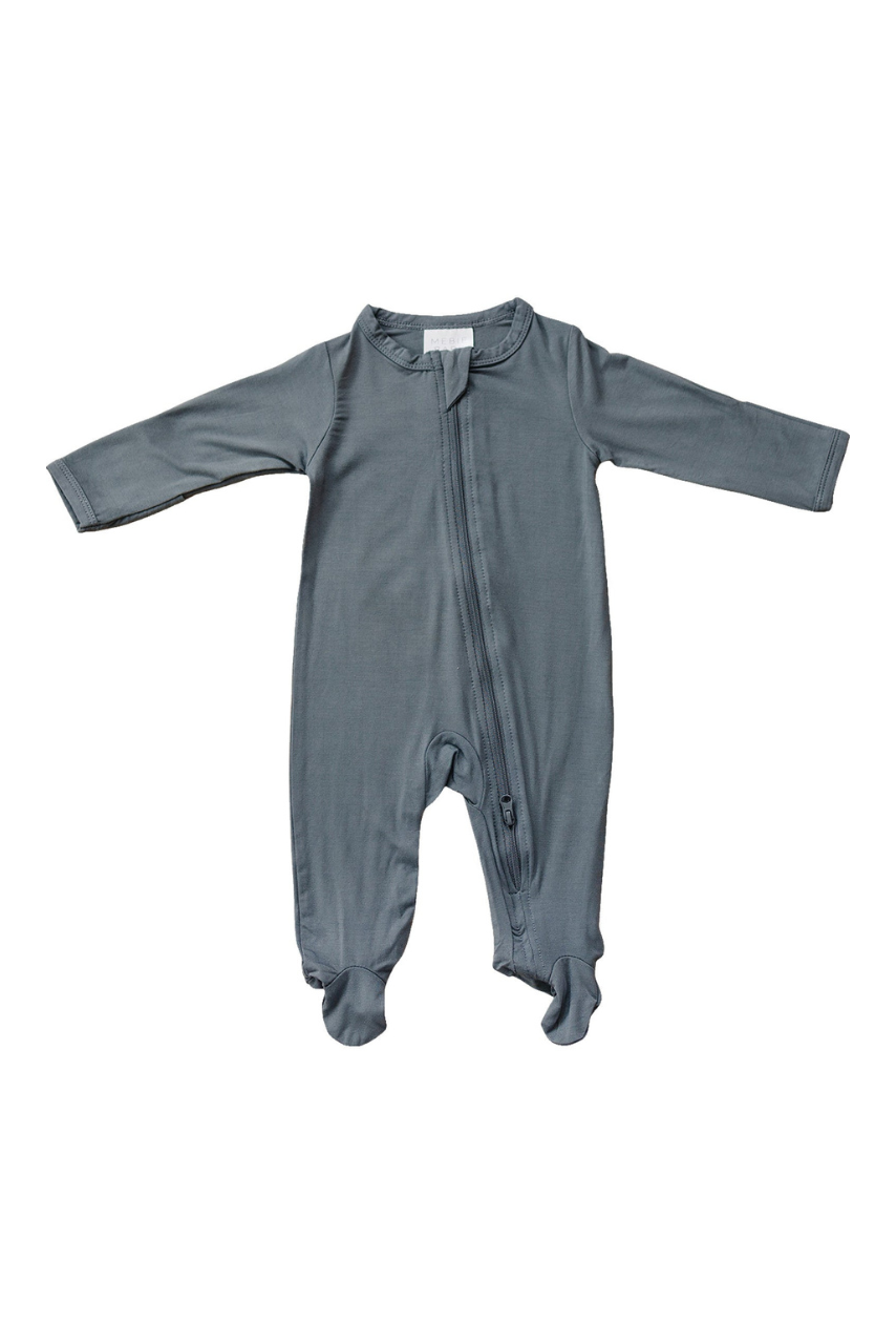 Charcoal Bamboo Zipper