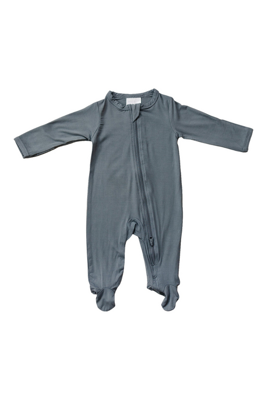 Charcoal Bamboo Zipper