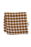 Gingham Muslin Burp Cloth