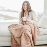 PATTERNED FAUX FUR XL THROW BLANKETS