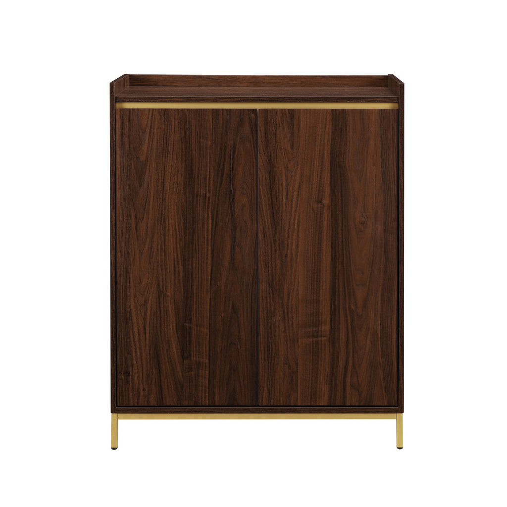 Contemporary Minimalist 2-Door Accent Cabinet