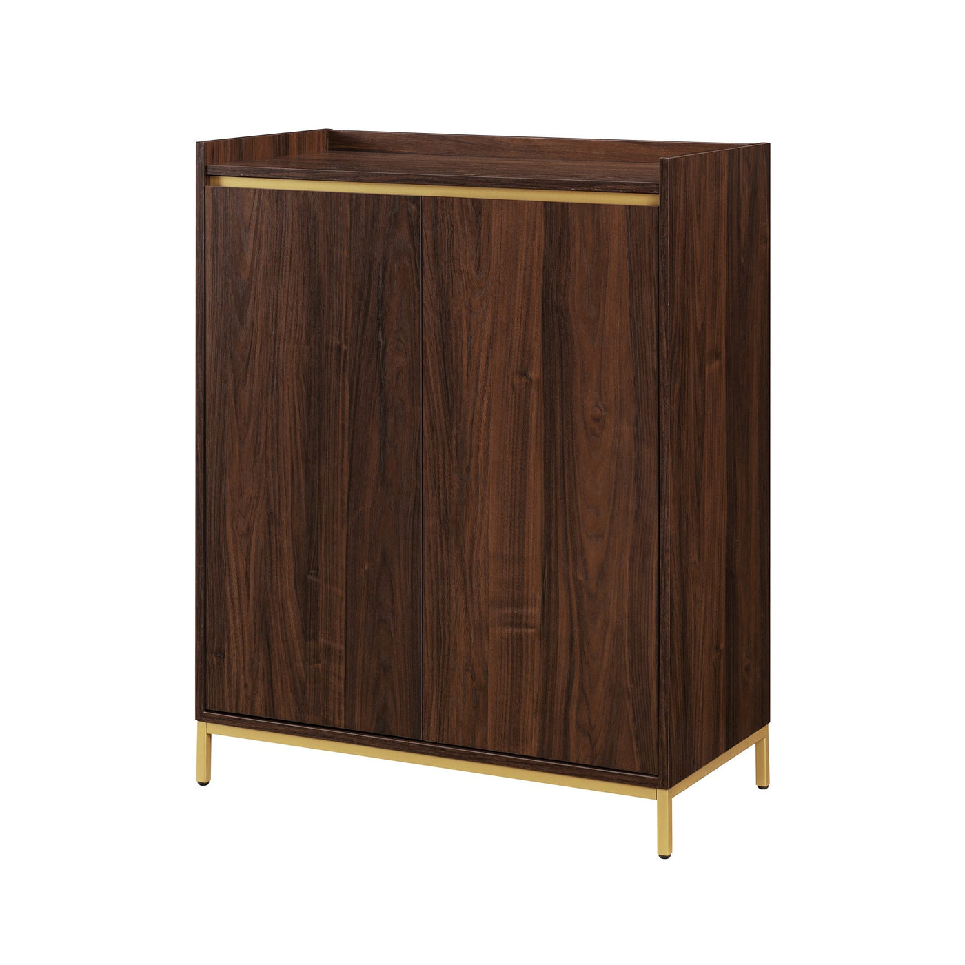 Contemporary Minimalist 2-Door Accent Cabinet