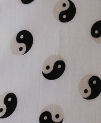 Crib Sheet | Black & White Yin Yang