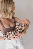 Infant Swaddle |Groovy Gingham 🪩
