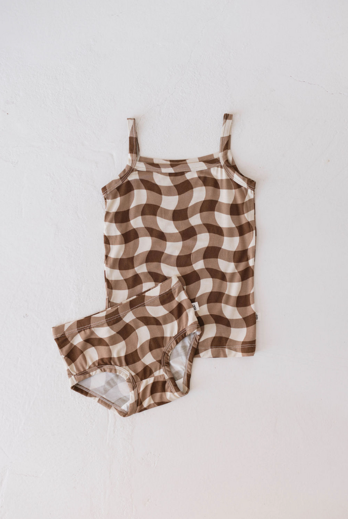 3 Pack Girl's Brief Bamboo Underwear  | Gold Coast + Groovy Gingham + Summer Dreamin'