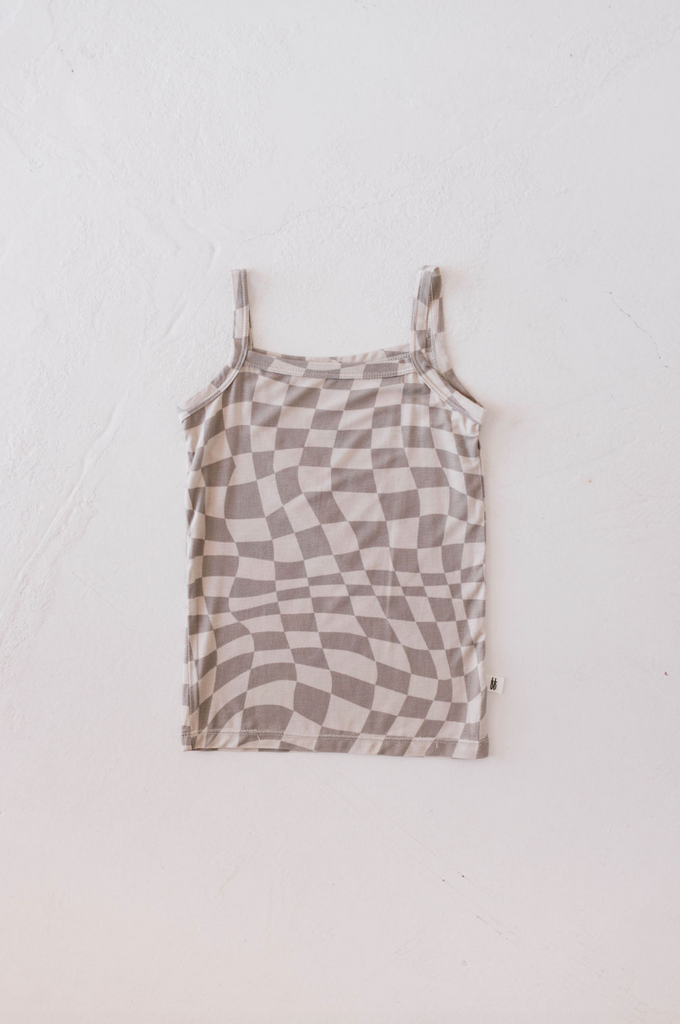 Basic Bamboo Tank | Wavy Checker