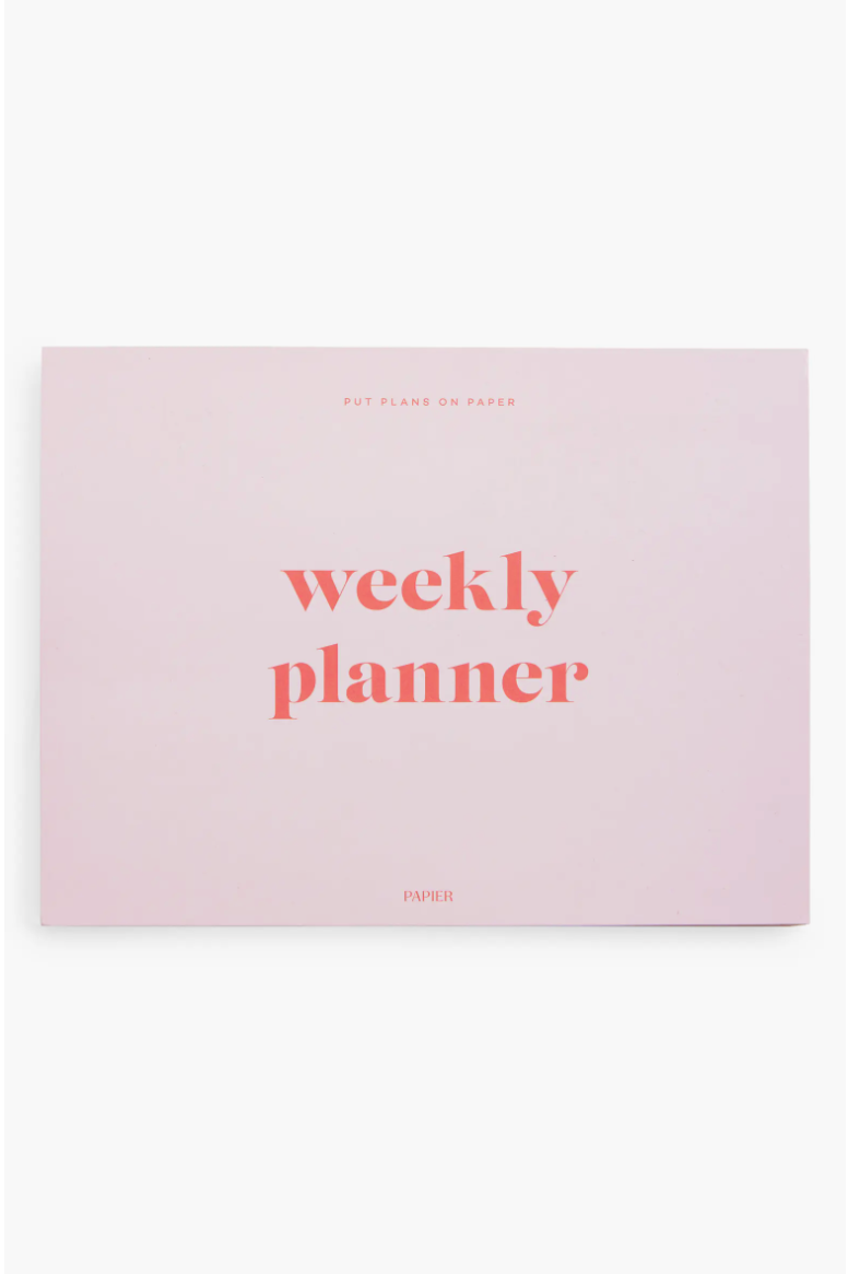 Weekly Desk Planner