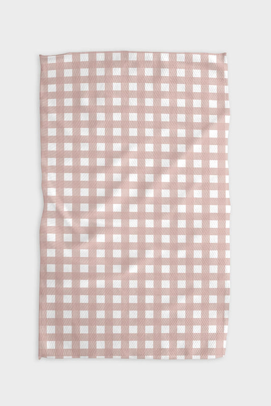 Geometry Gigi Dusty Rose Tea Towel