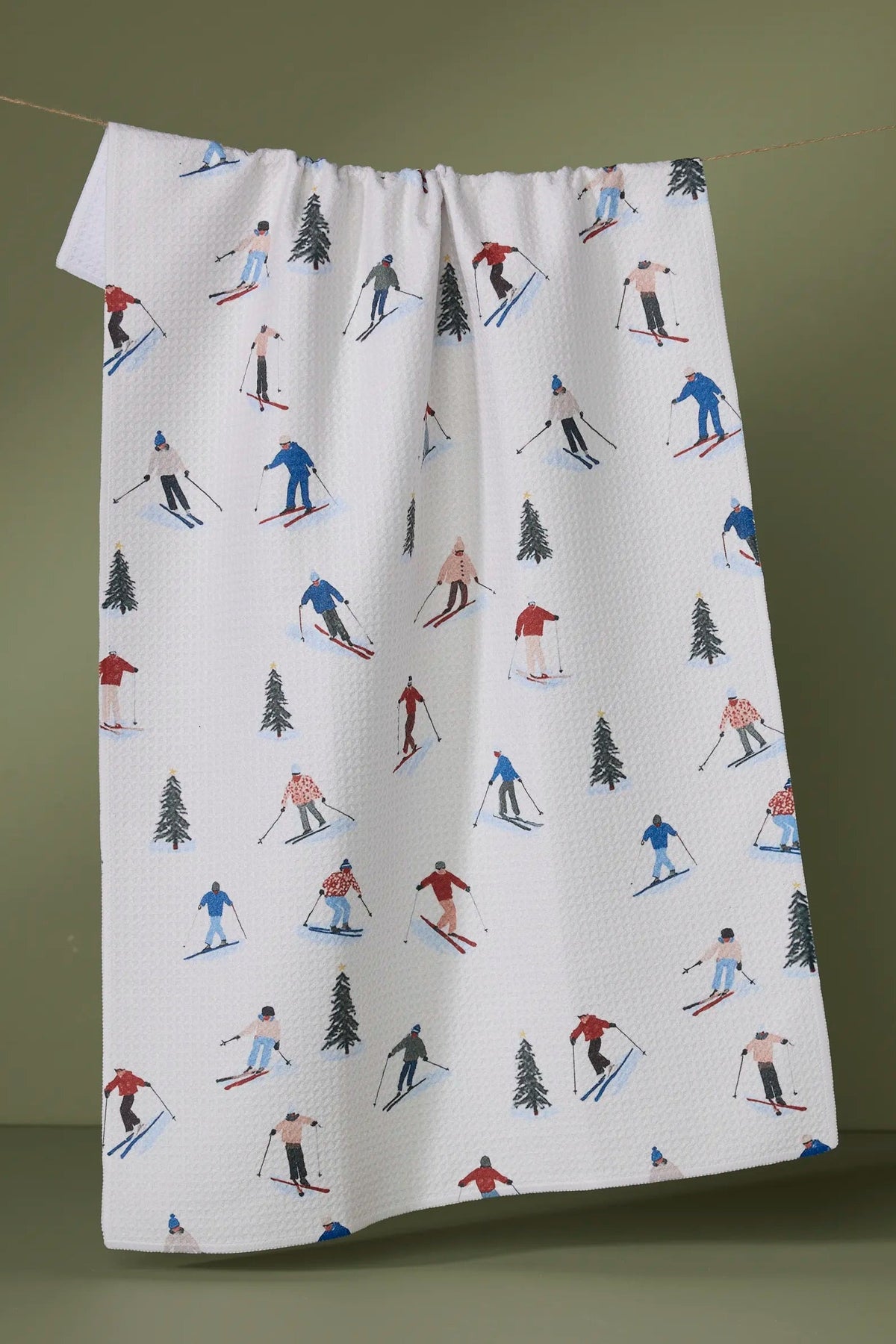 Geometry Alpine Run Tea Towel