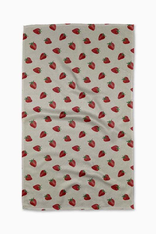Geometry Berry Patch Tea Towel