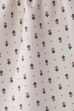 Geometry Folk Pixel White Tea Towel