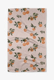 Geometry Pretty in Peach Tea Towel