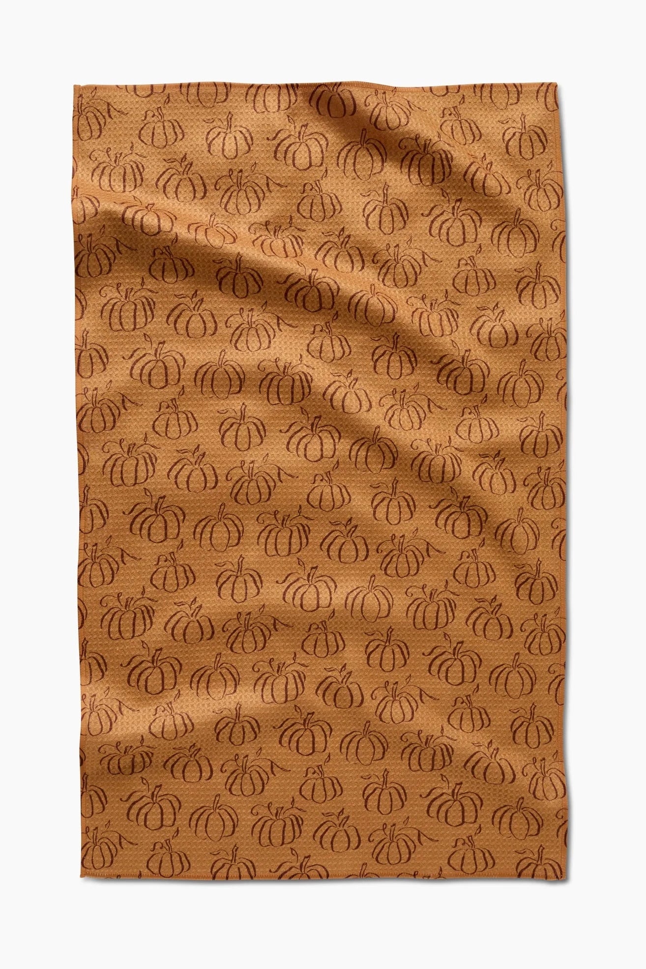 Geometry Pumpkin Patchwork Tea Towel