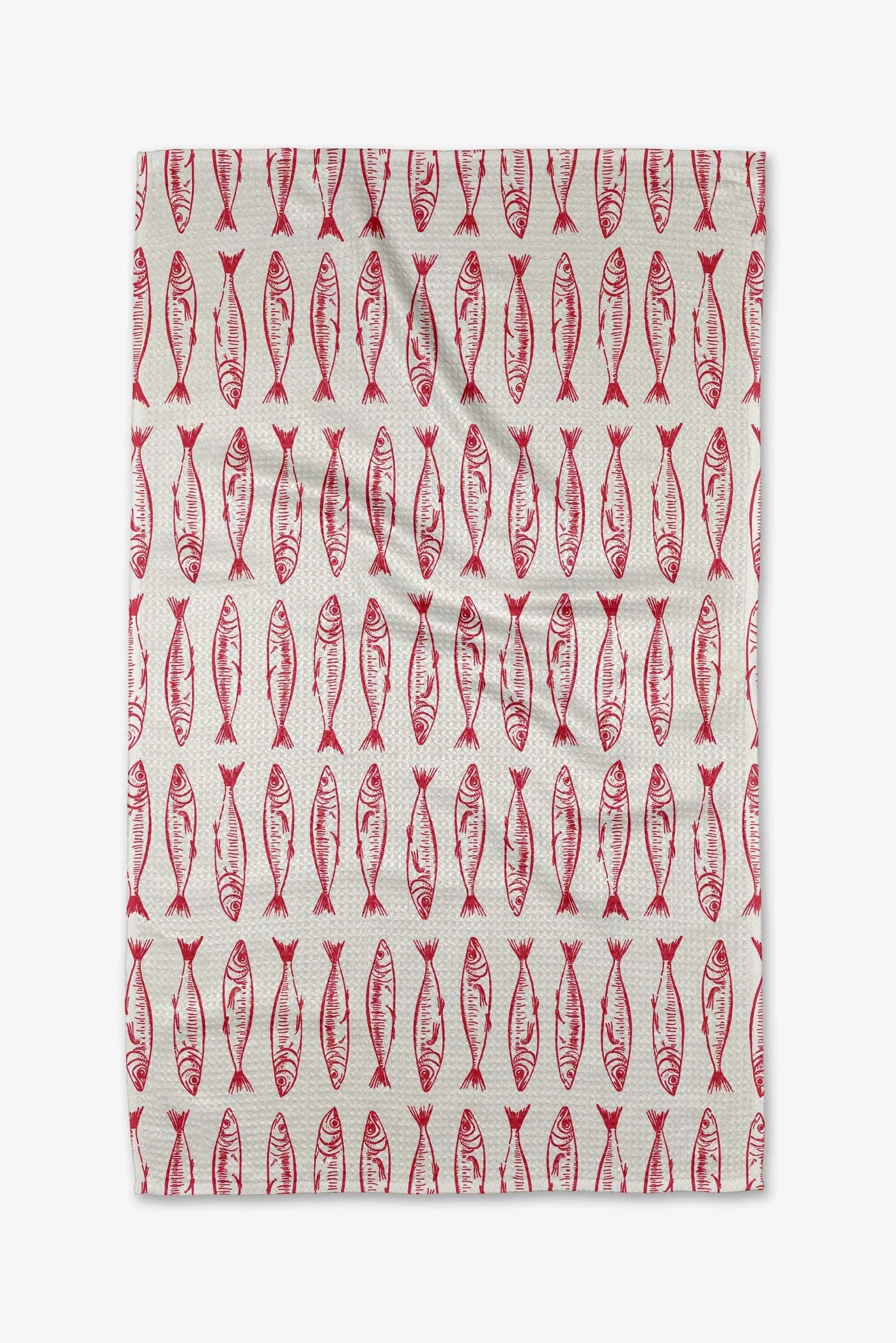 Geometry Sardine Stripes Tea Towel