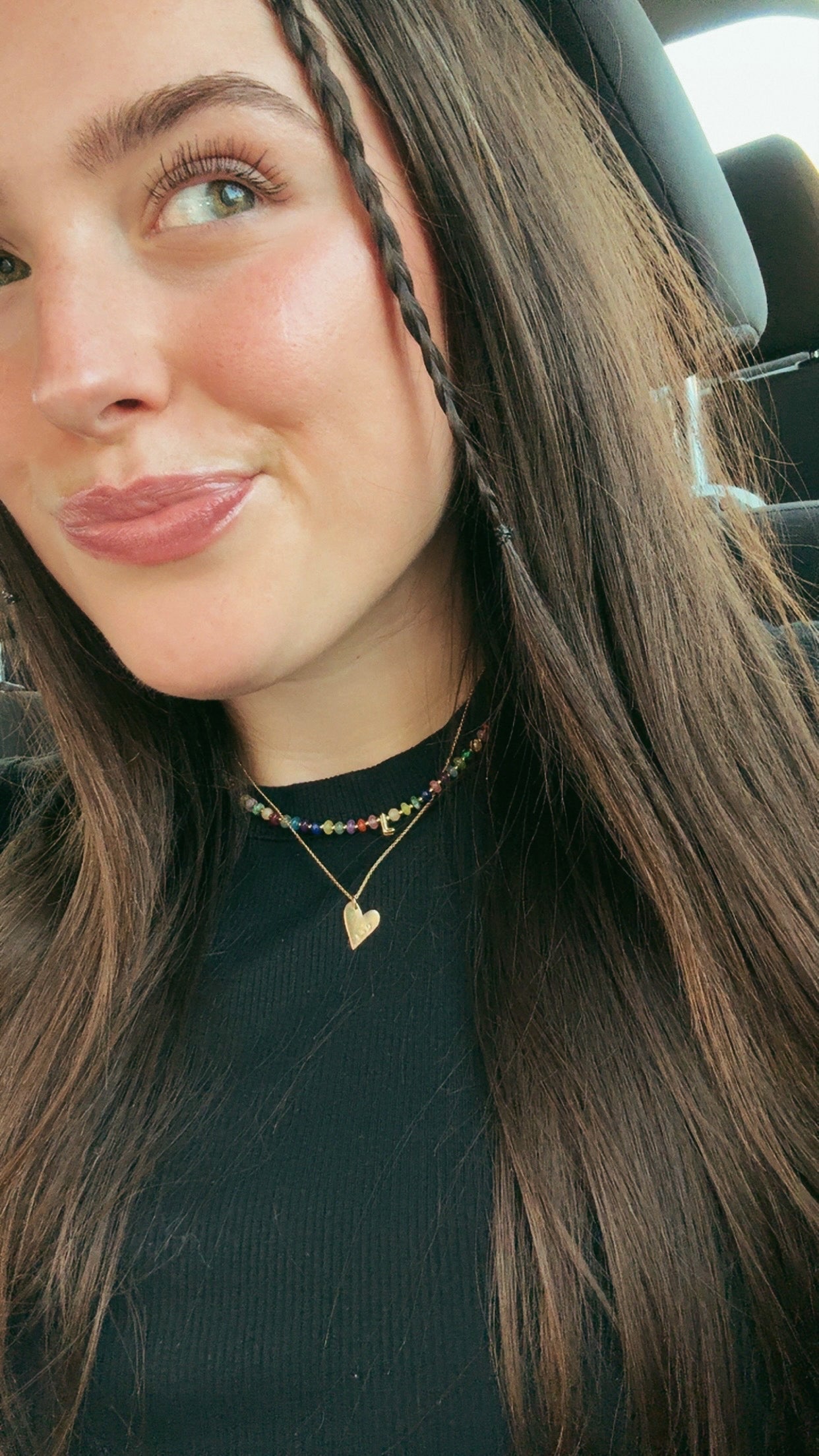 Mini Multicolored + Bubble Initial