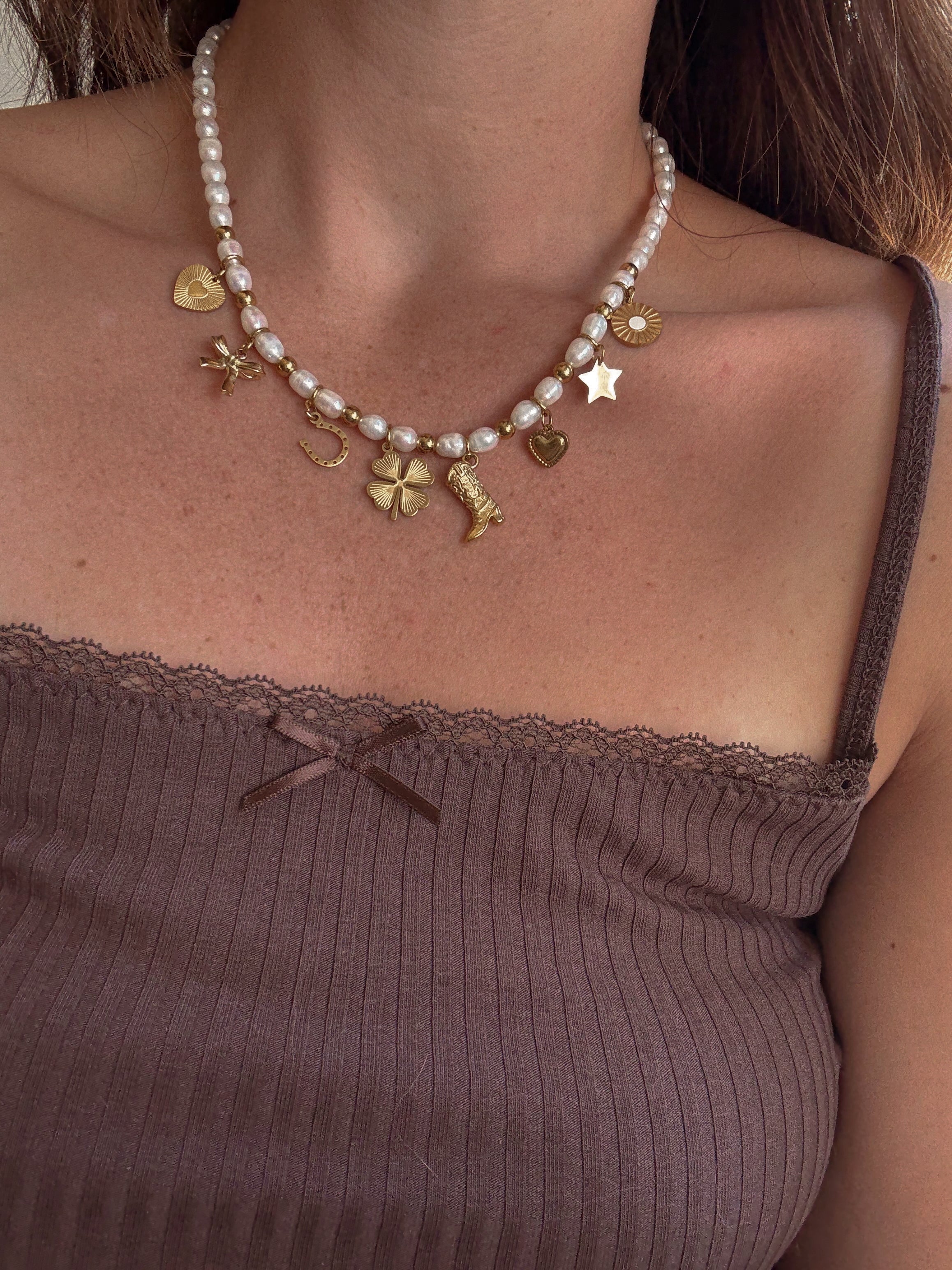 Coastal Cowgirl Pearl Necklace