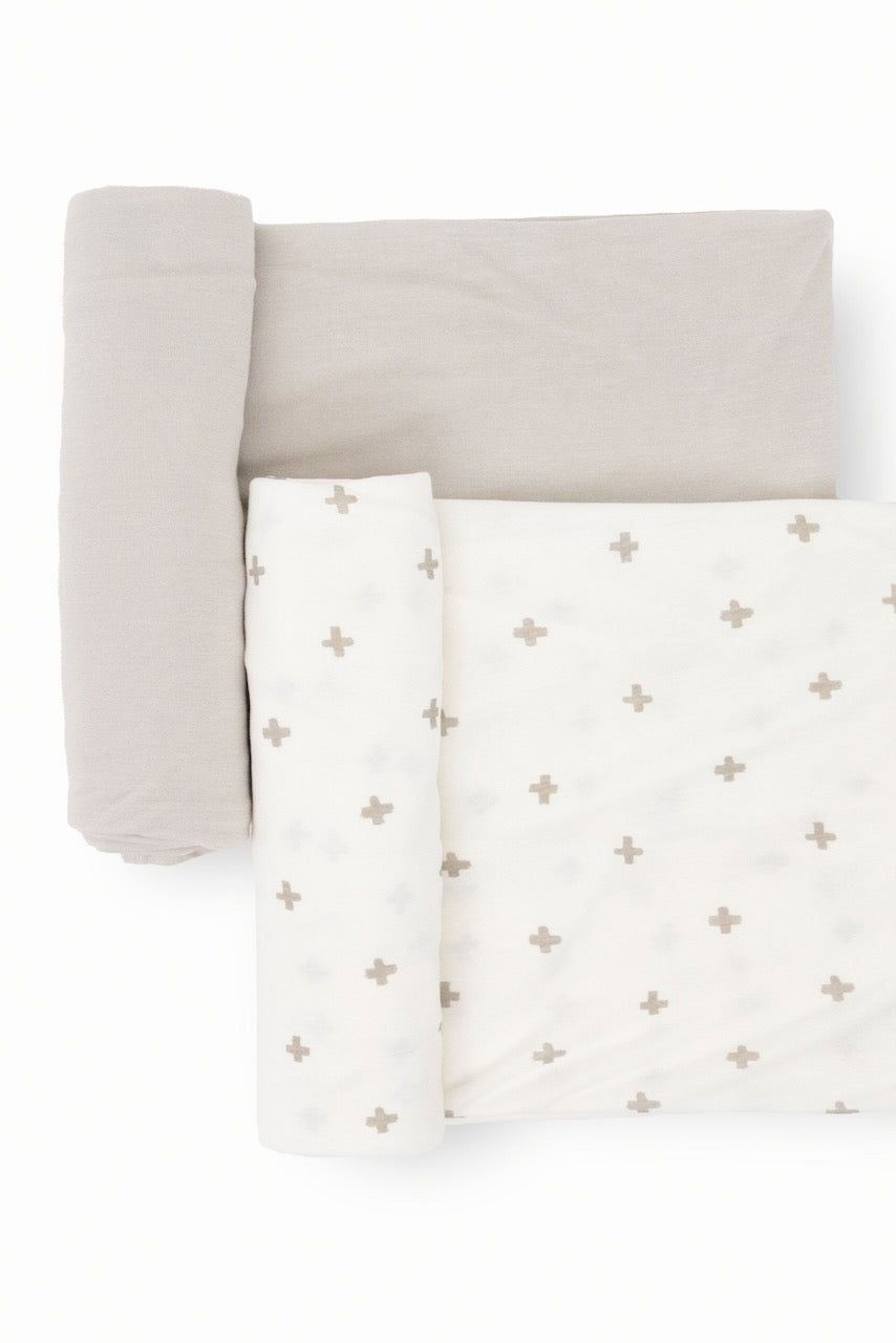 Grey Swaddle Set | ROOLEE