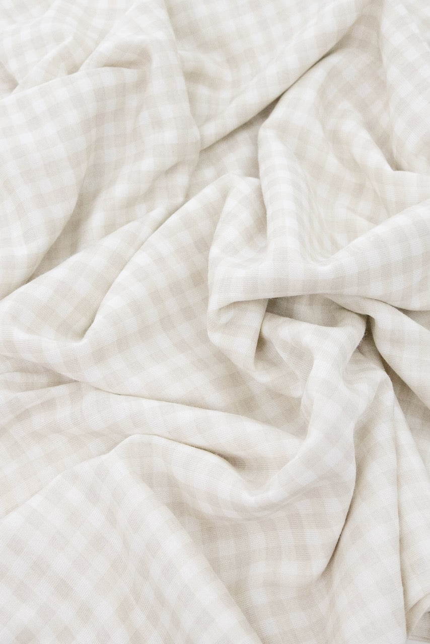 Gingham Baby Swaddle | ROOLEE