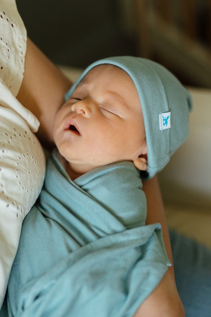 Baby Boy Swaddle and Hat Pack | ROOLEE