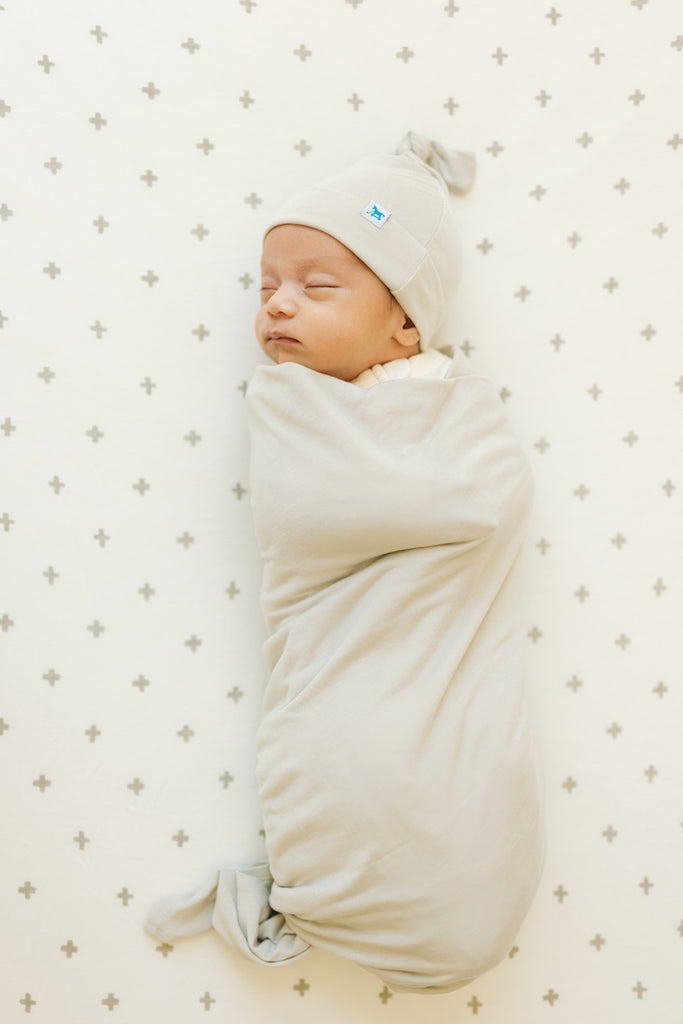Grey and Cross Swaddle Set | ROOLEE