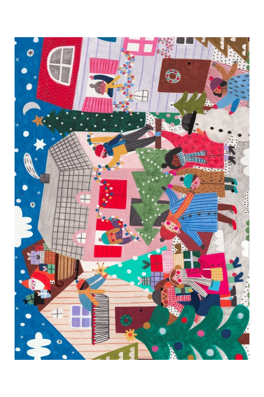 Merry & Bright 500 Piece Christmas Holiday Puzzle