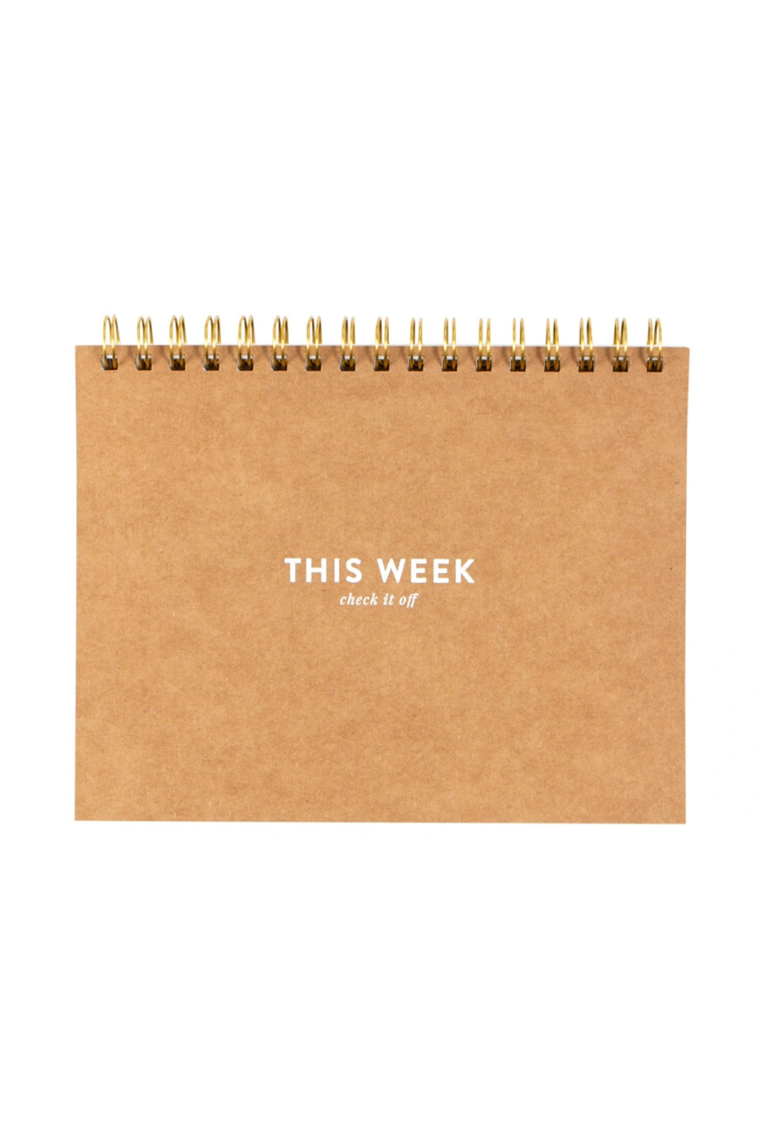 Undated Spiral Weekly Planner
