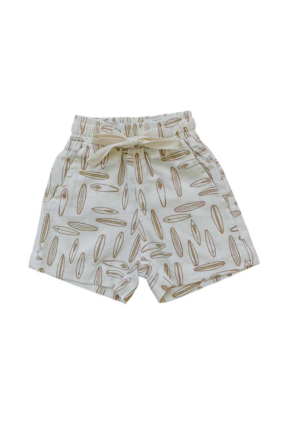 Surfboard Linen Cotton Shorts