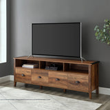 Clair 70" Industrial Farmhouse 4-Drawer TV Stand