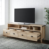 Clair 70" Industrial Farmhouse 4-Drawer TV Stand