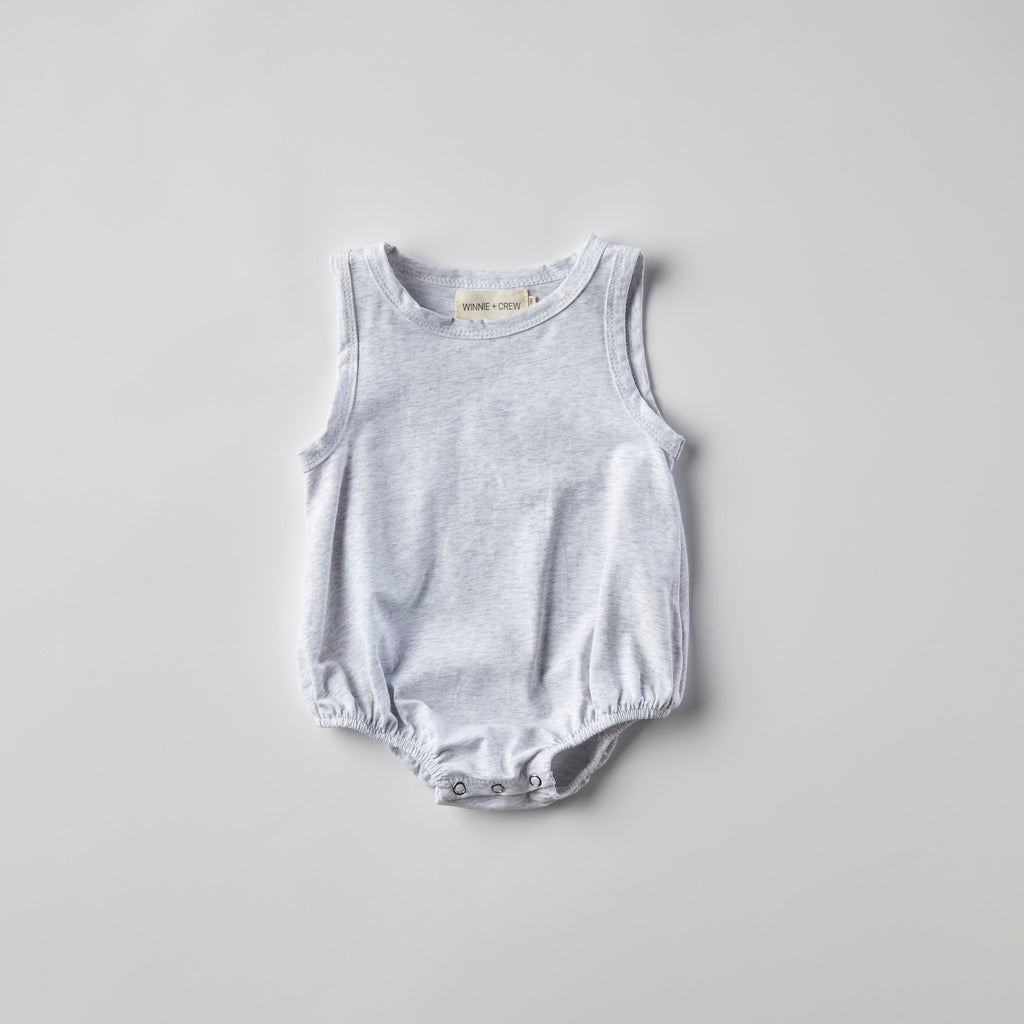 Monroe Romper in Heather Grey