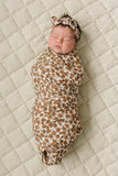Cream Magnolia Bamboo Stretch Swaddle