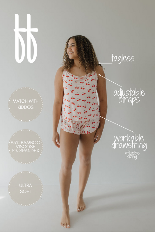 Cami Women's Bamboo Set | Cherry Orchard