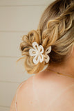 Cutout Flower Claw Clip