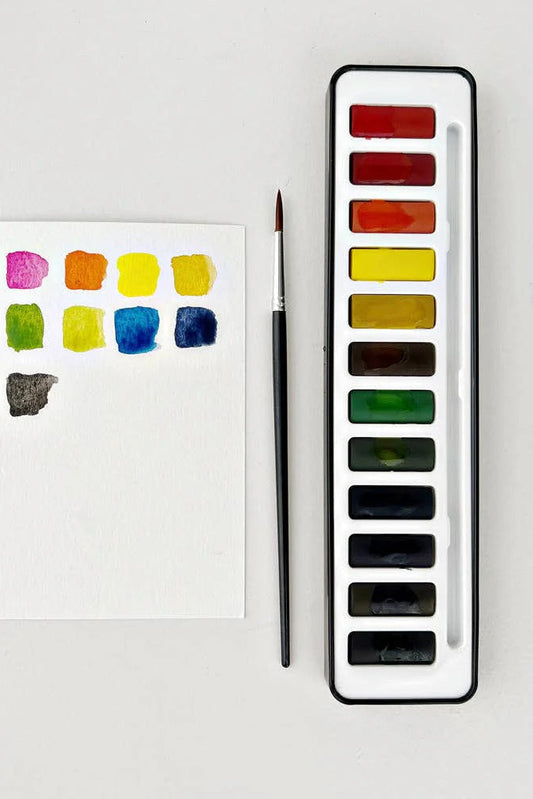 Watercolor Paint Set 12 Colors