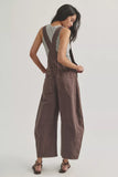 Free People Good Luck Barrel Overalls