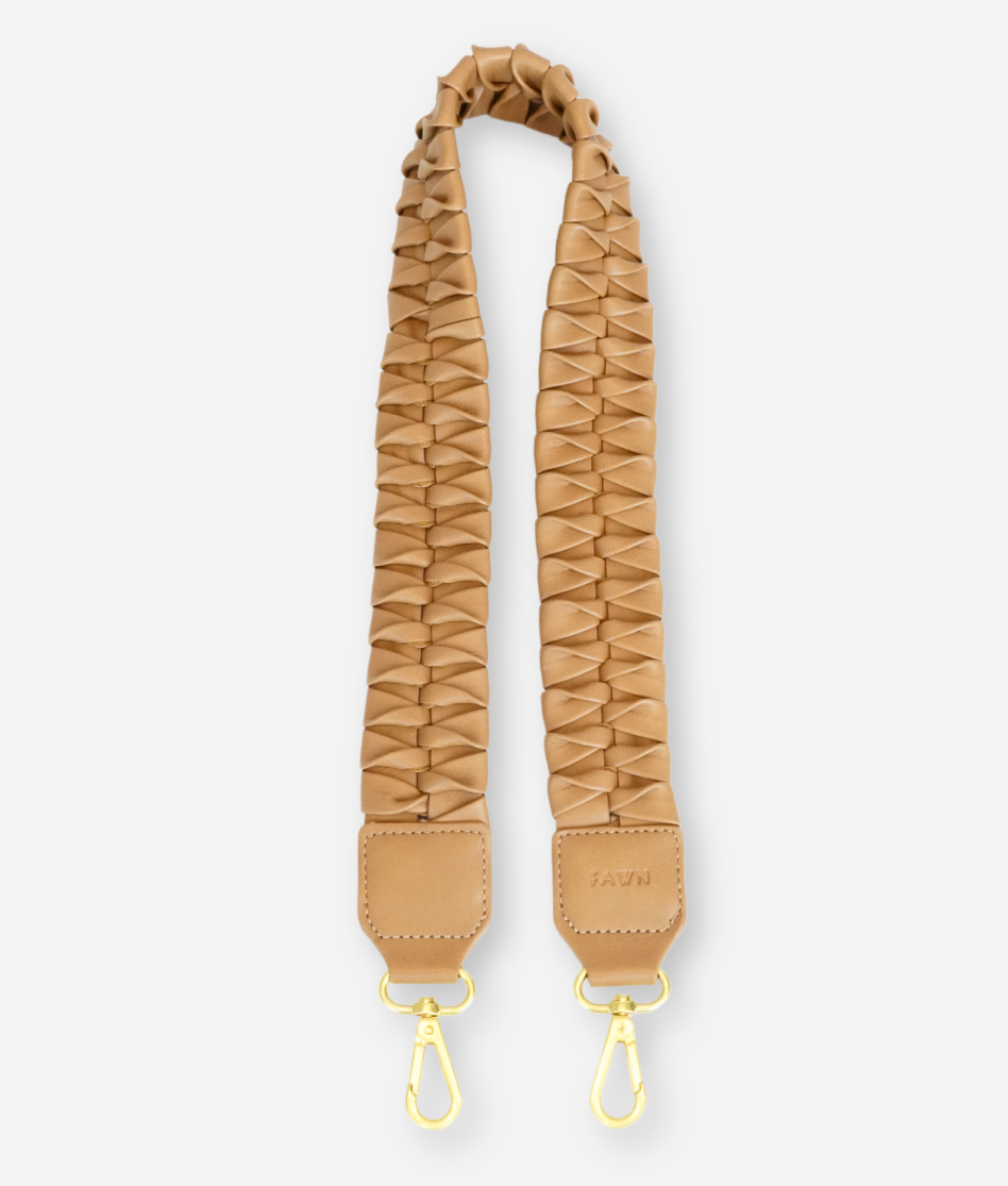 The Fishtail Braid Strap Short - Tan – ROOLEE